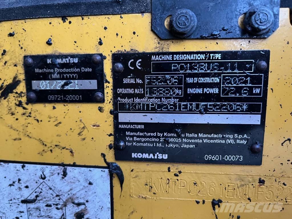 Komatsu PC 138 US-11 Pásová rýpadla