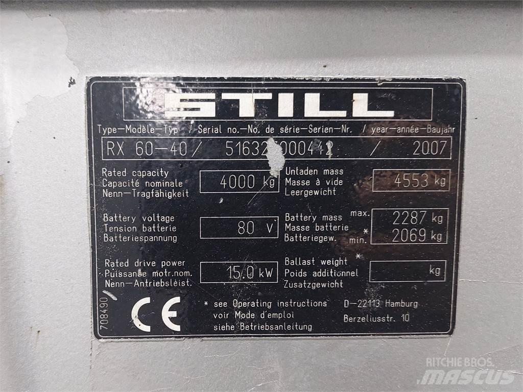 Still RX60 40 Akumulátorové vozíky