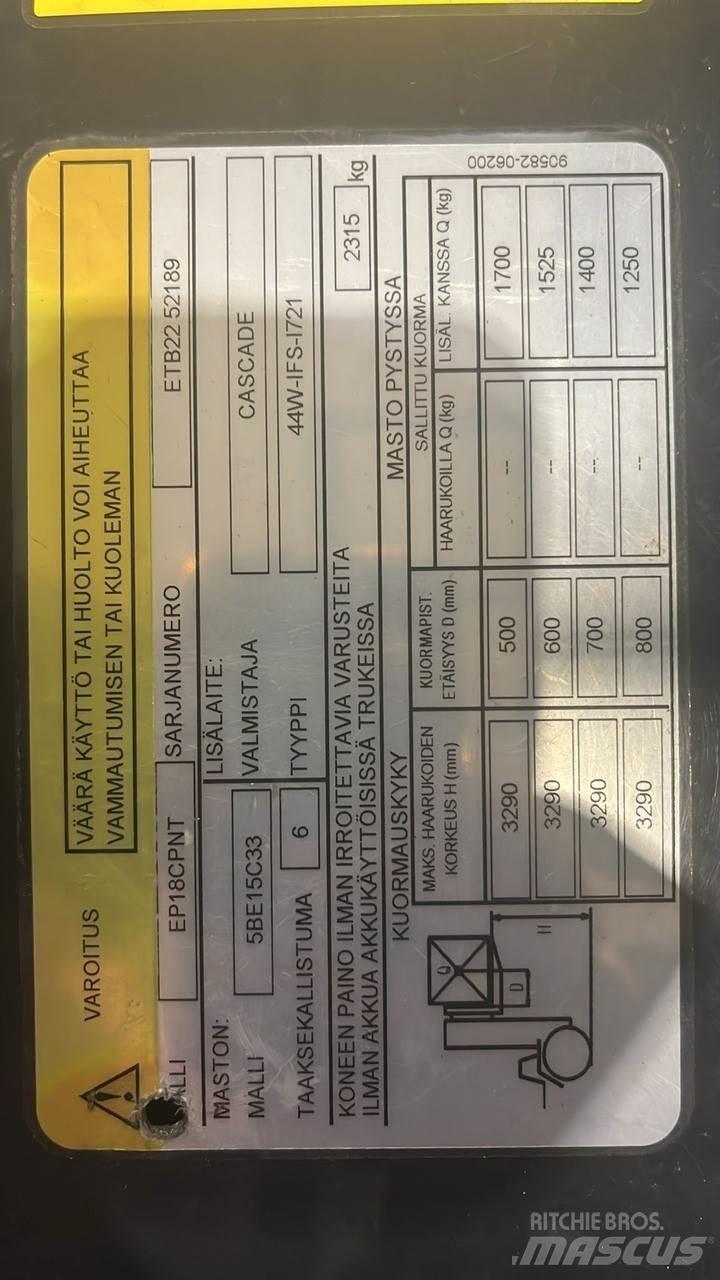  CMTPE Akumulátorové vozíky