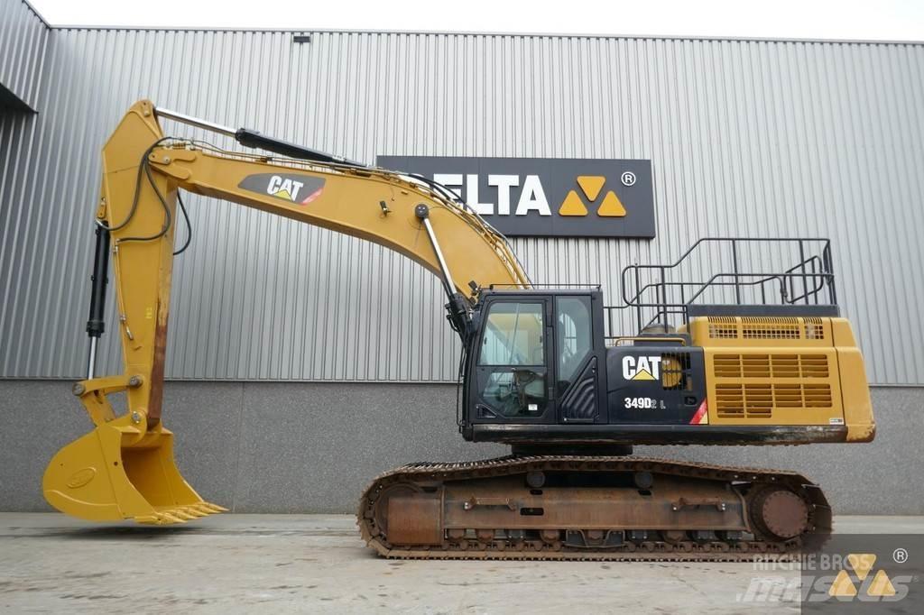 CAT 349D2L Pásová rýpadla