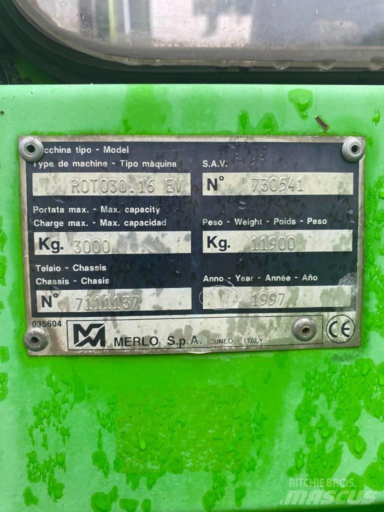 Merlo Roto 30.16 EV Teleskopické manipulátory