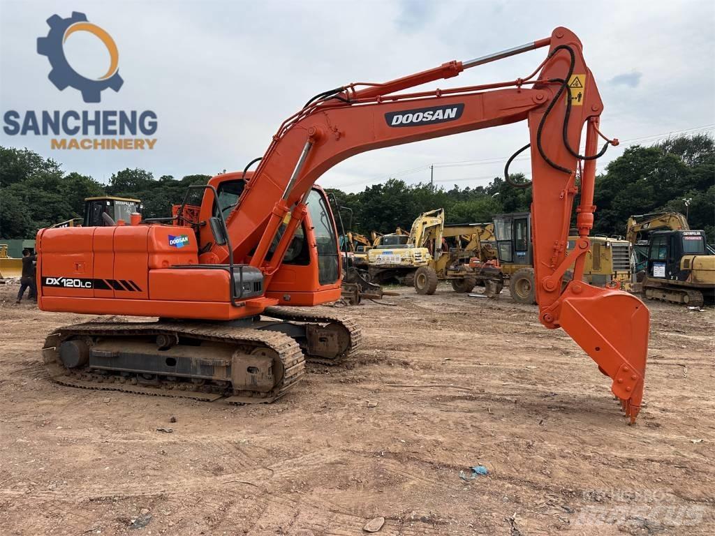 Doosan DX 120 Pásová rýpadla