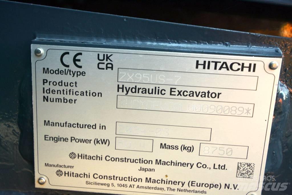 Hitachi ZX 95 US-7 Midi rýpadla 7t - 12t