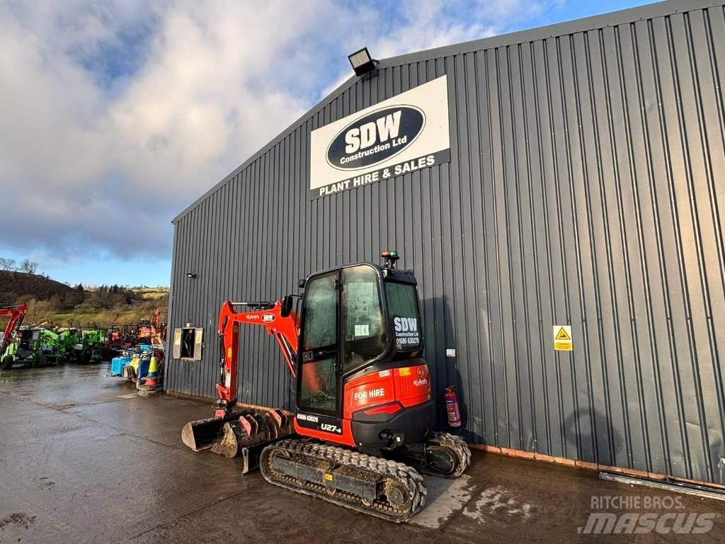 Kubota U 27-4 Mini rýpadla < 7t