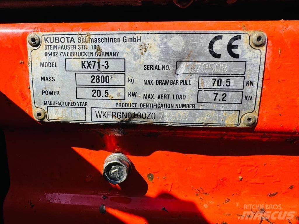 Kubota KX 71-3 Mini rýpadla < 7t