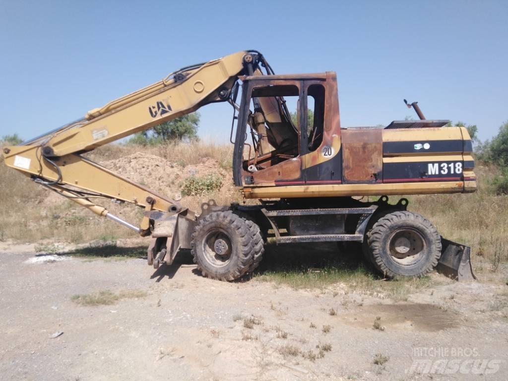 CAT M318 parts M 318 Kolová rýpadla