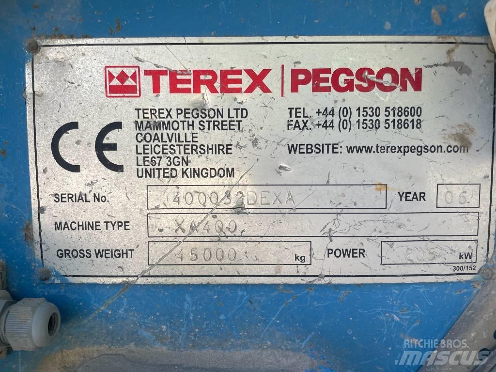 Terex Pegson XA 400 Mobilní drtiče