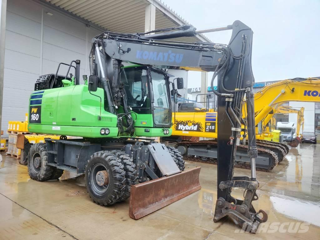 Komatsu PW 160-11 Kolová rýpadla