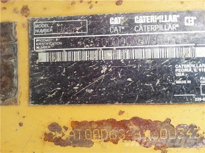 CAT D 6 G Pásové dozery