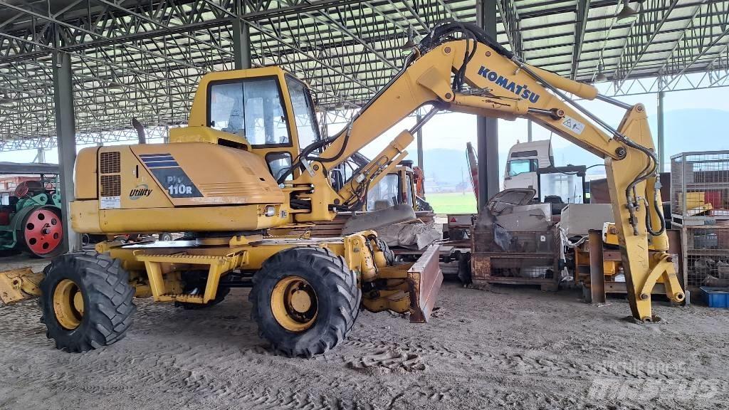 Komatsu PW 110 Kolová rýpadla