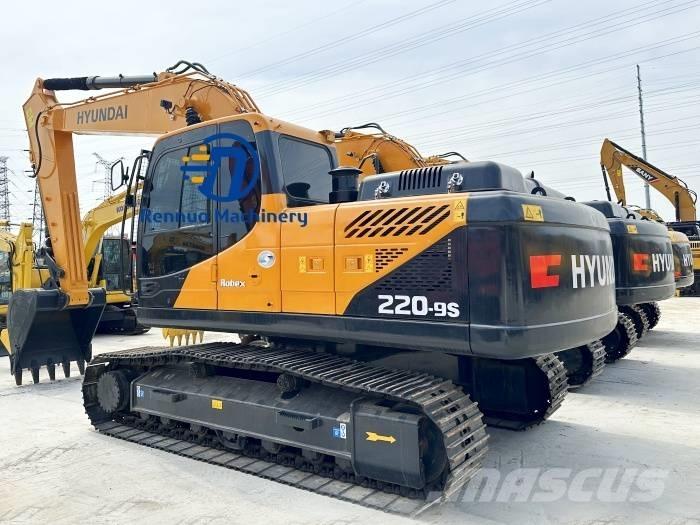 Hyundai R220LC-9S Pásová rýpadla