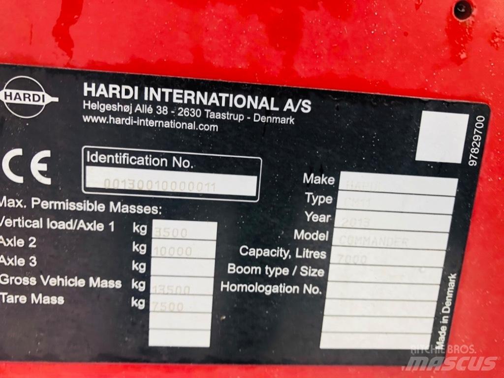 Hardi Commander 7000 Tažené postřikovače