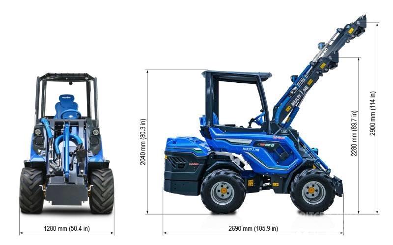 MultiOne EZ 8 Víceúčelové nakladače