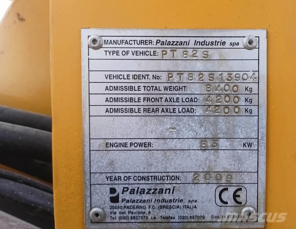 Palazzani PT82 Teleskopické kolové nakladače