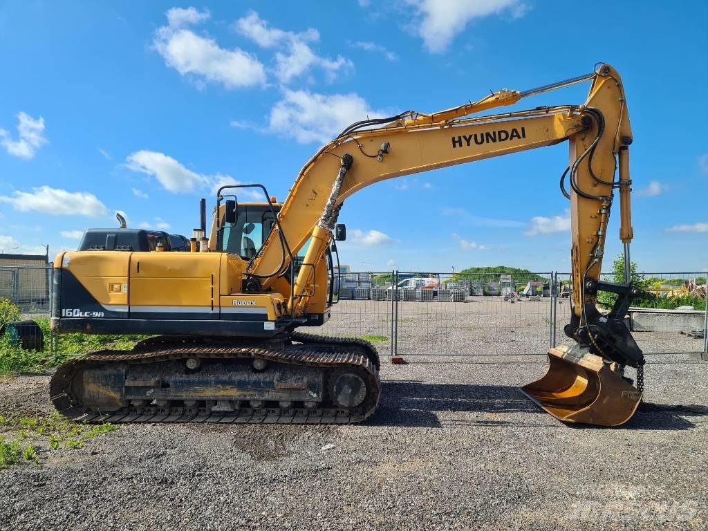 Hyundai R160LC-9A Pásová rýpadla