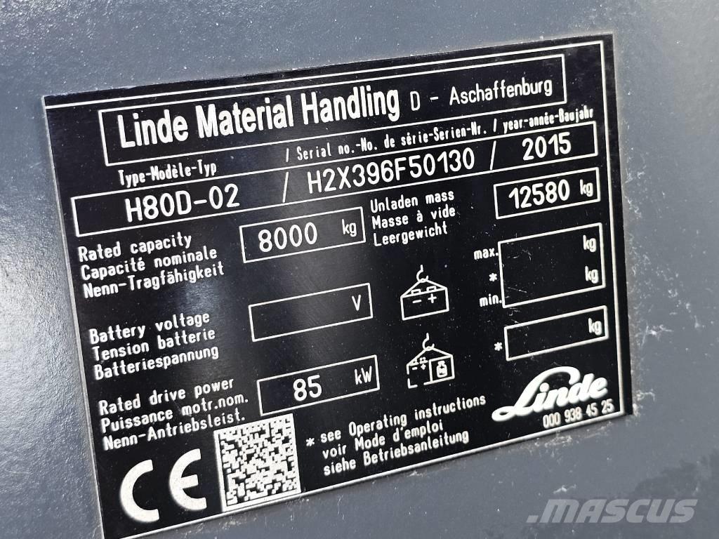 Linde H80D-02 Dieselové vozíky