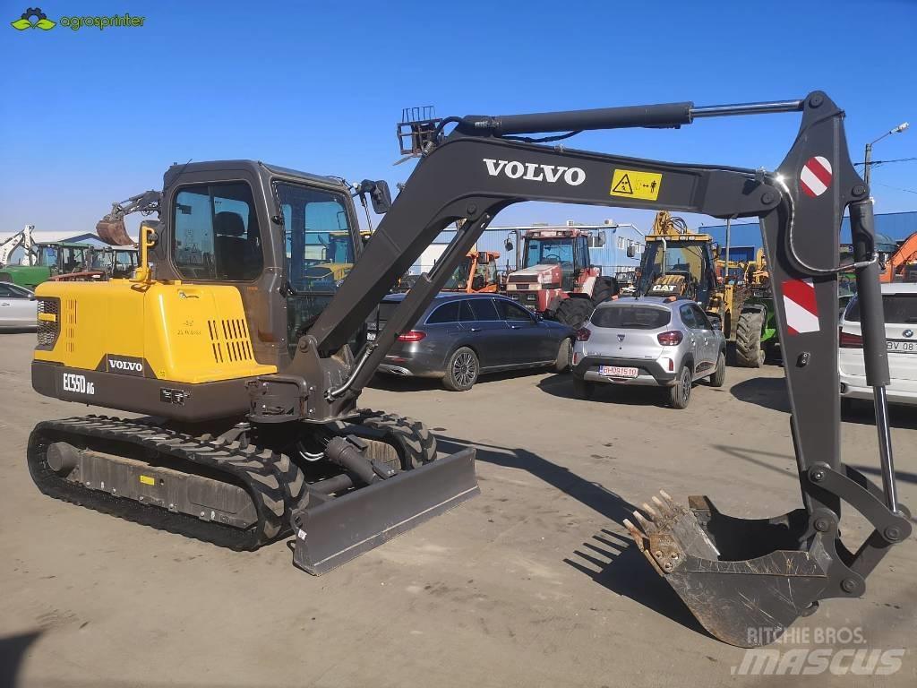 Volvo EC 55 D AG Mini rýpadla < 7t