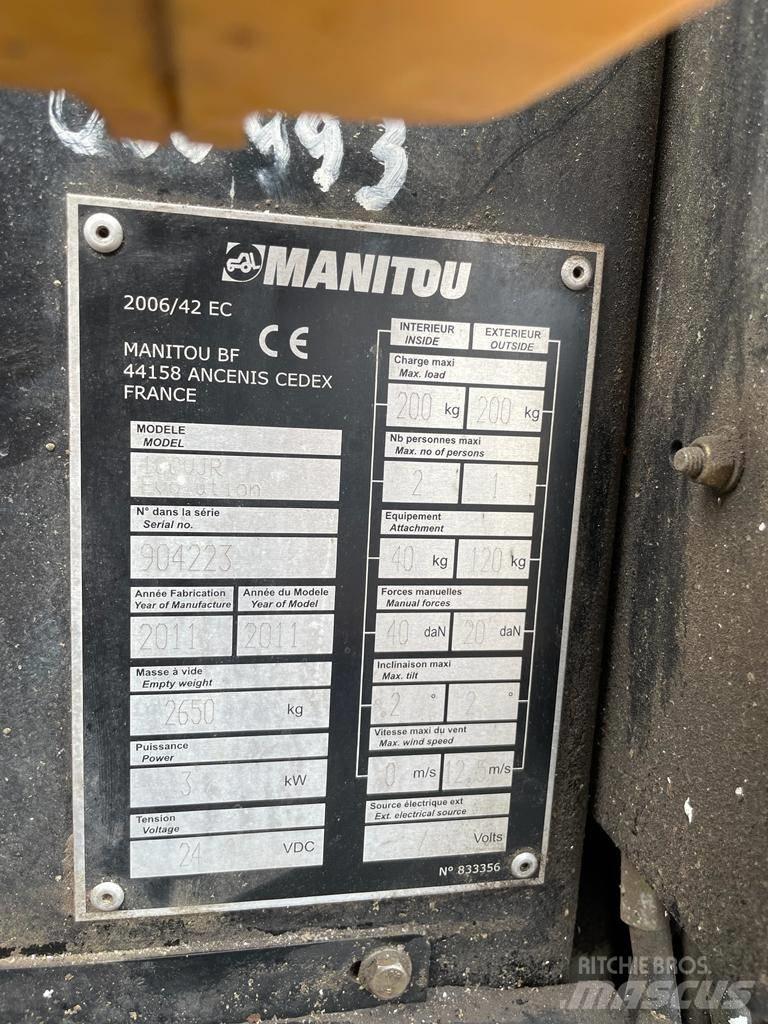 Manitou 100 VJR Vertikální sloupové výtahy