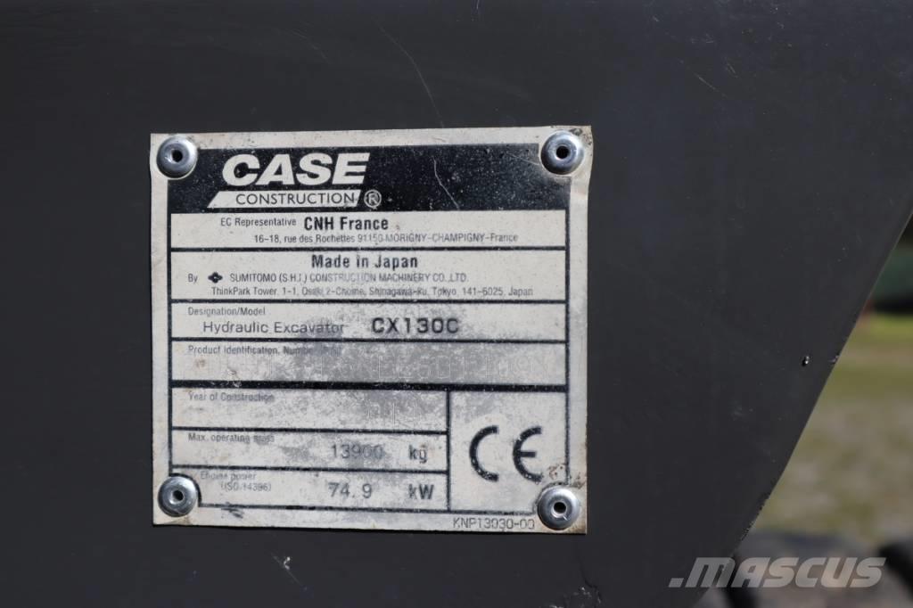 CASE CX130C Pásová rýpadla
