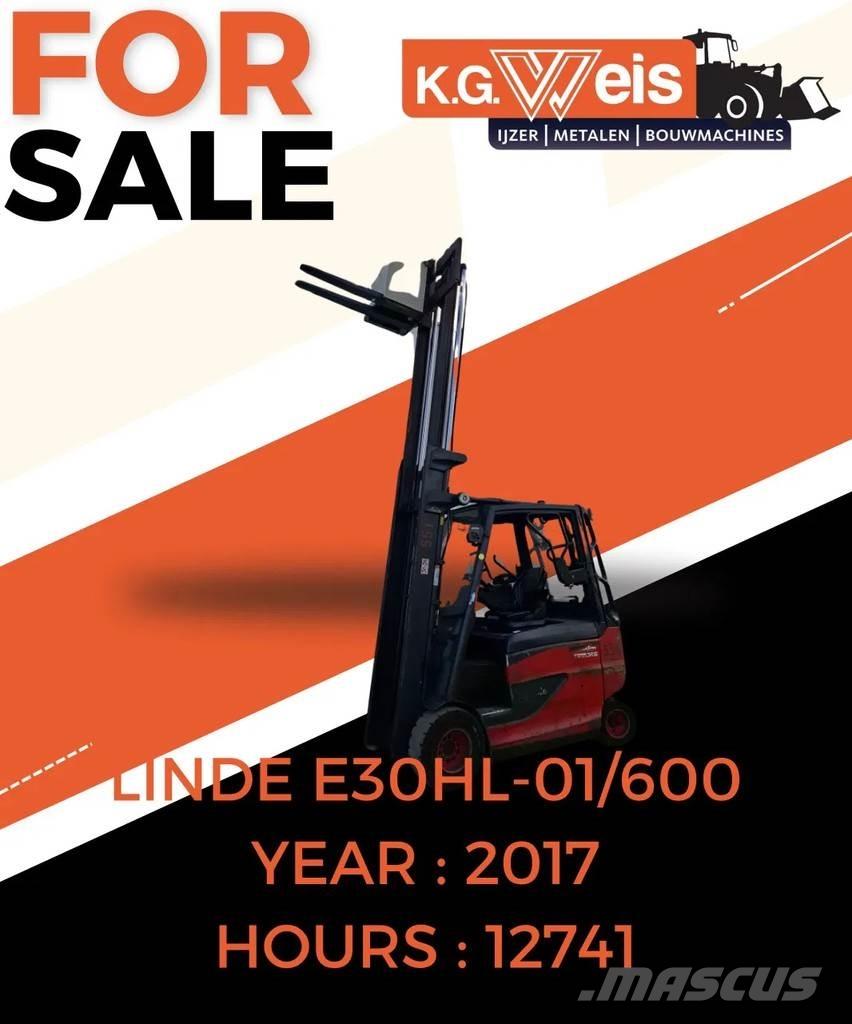 Linde E30HL01-600 Akumulátorové vozíky