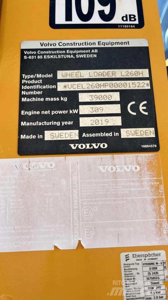 Volvo L260H Kolové nakladače