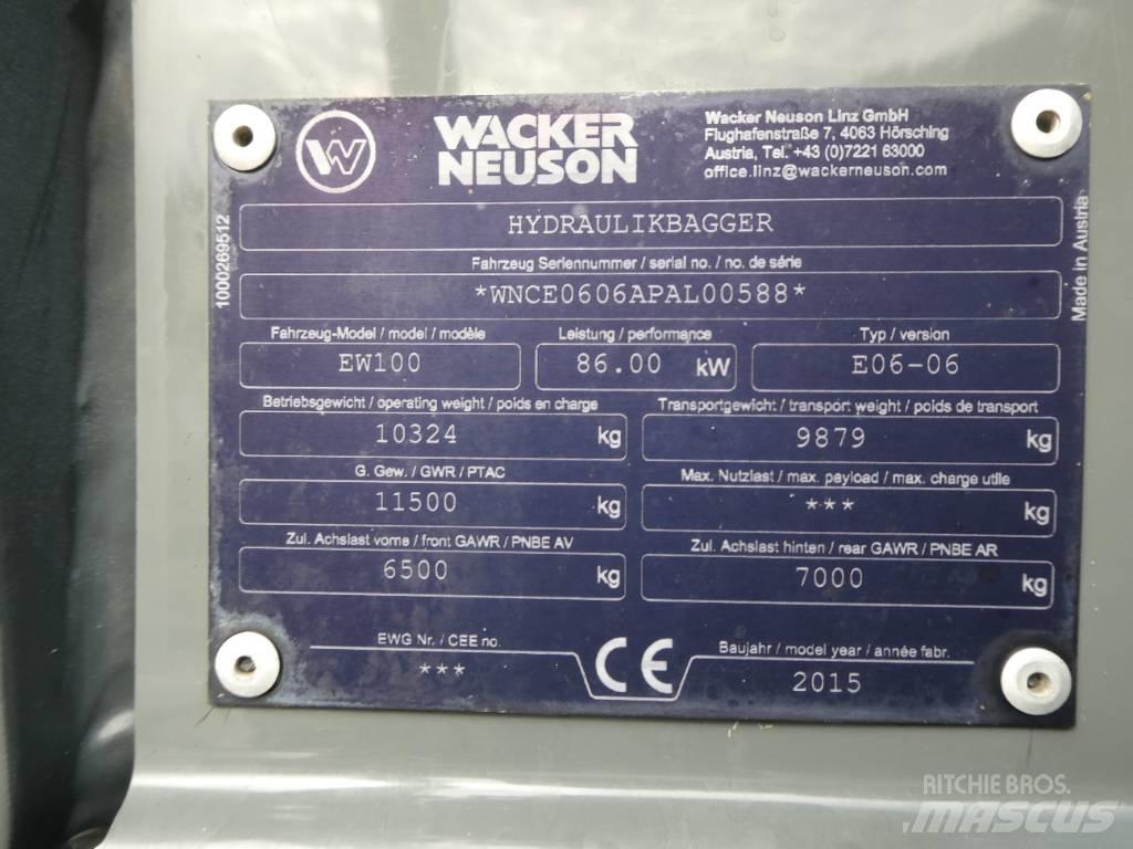 Wacker Neuson EW 100 Kolová rýpadla