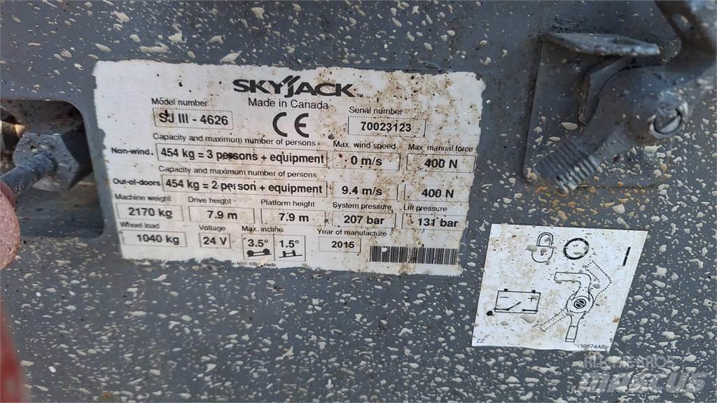 SkyJack SJIII4626 Nůžková zvedací plošina