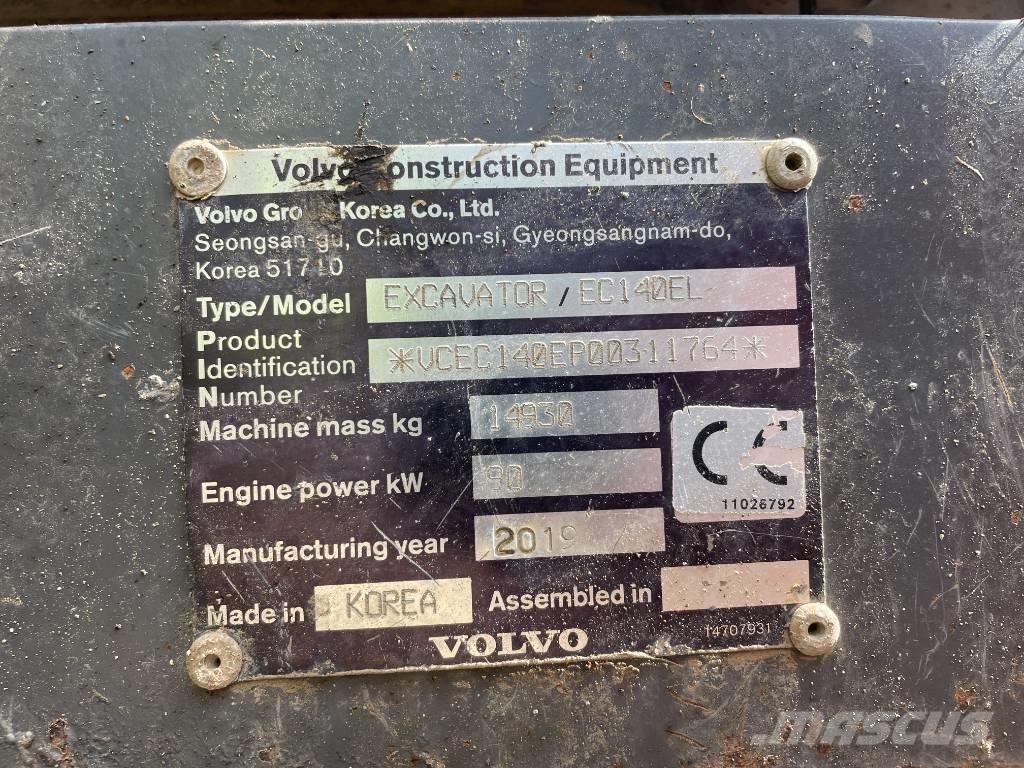 Volvo EC 140 Pásová rýpadla