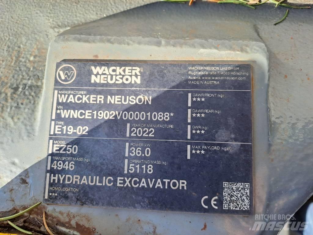 Wacker Neuson EZ50 Pásová rýpadla