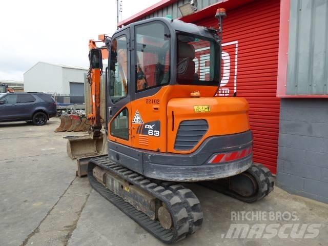 Doosan DX 63-3 Mini rýpadla < 7t