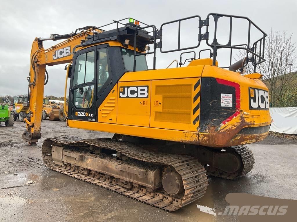 JCB 220X Pásová rýpadla