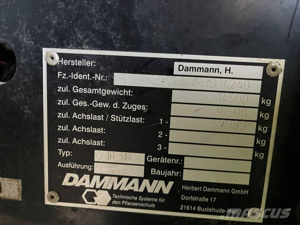 Dammann DT 500 Samohybné postřikovače