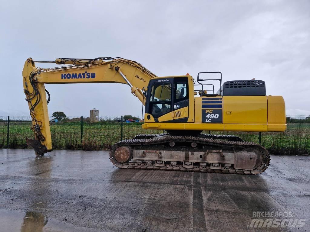 Komatsu PC 490 - 10 Pásová rýpadla