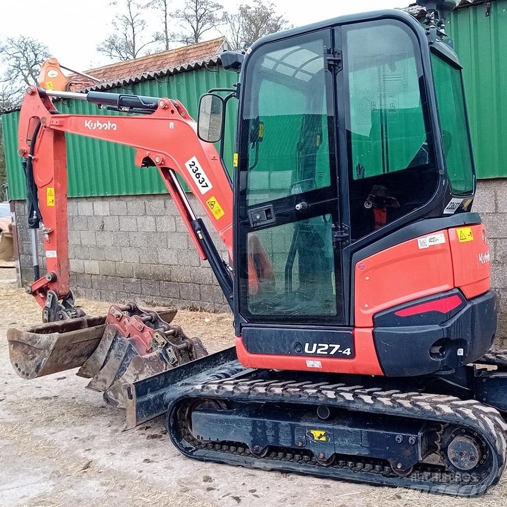Kubota U 27-4 Mini rýpadla < 7t