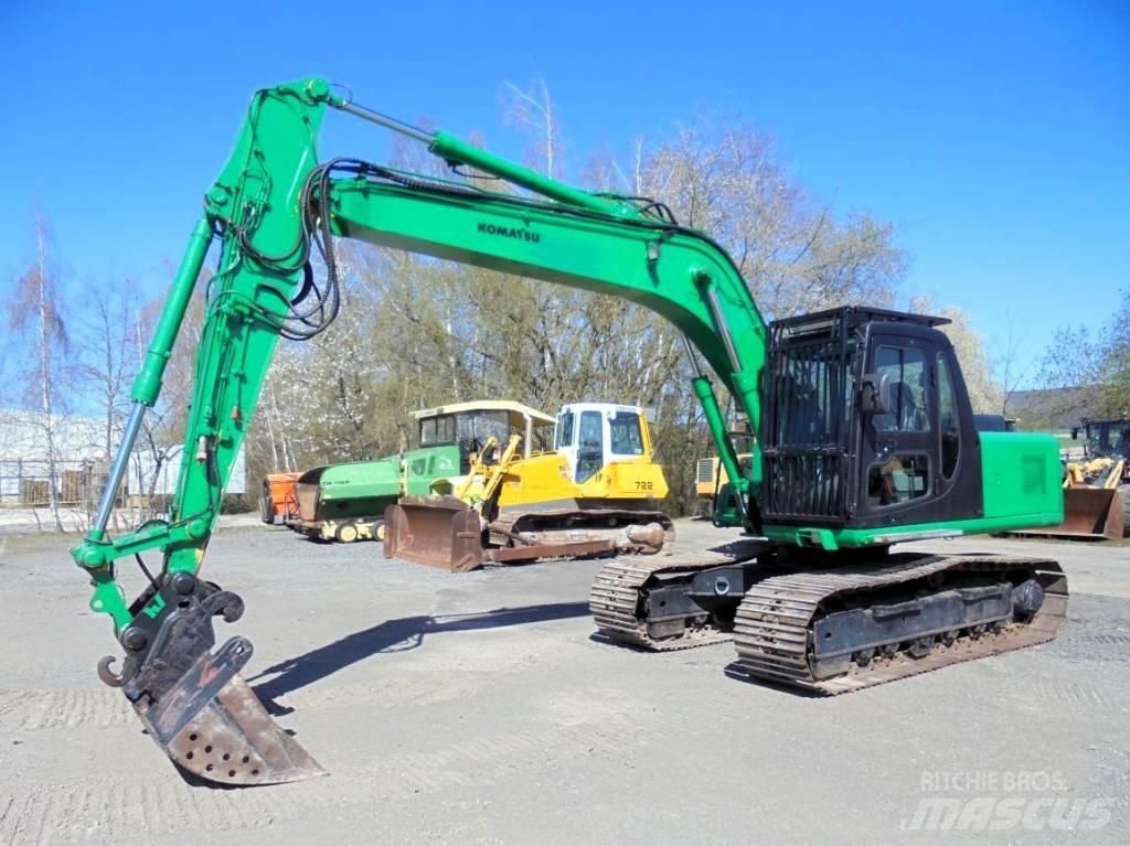 Komatsu PC 160-6K Pásová rýpadla