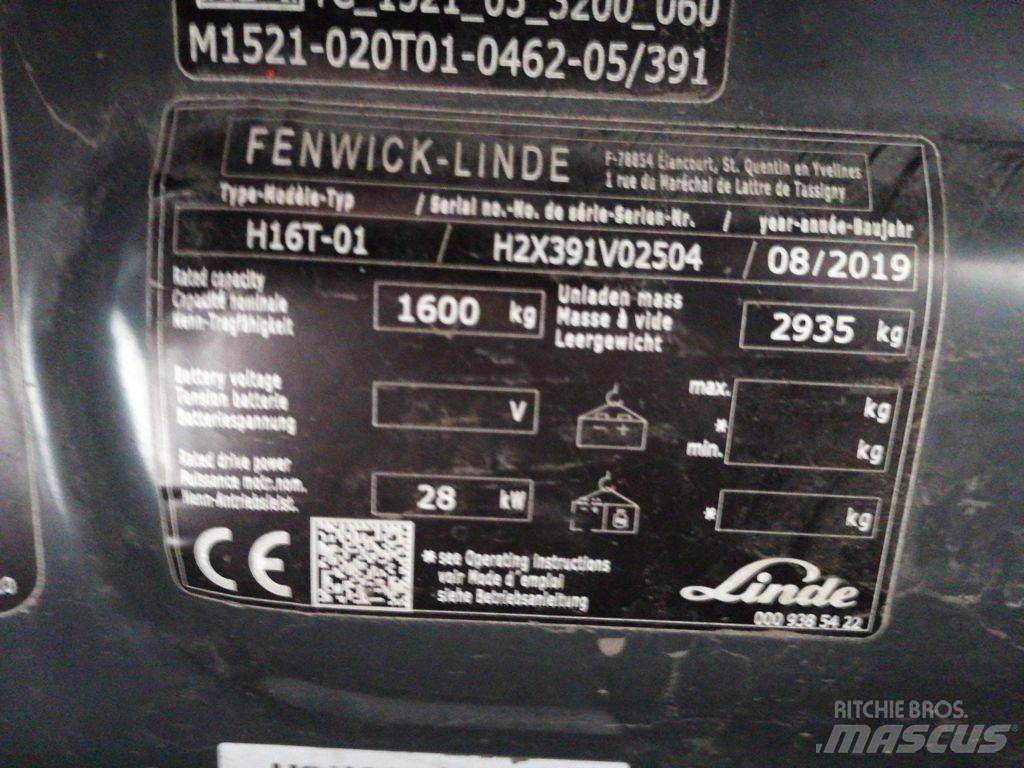Linde H16T-01 LPG vozíky