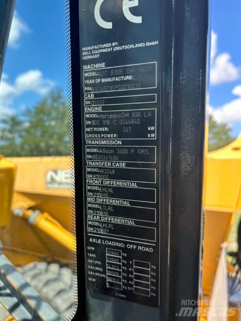 Bell B30E Kloubové dempry