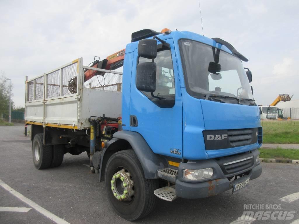 DAF 55.220 Autojeřáby, hydraulické ruky