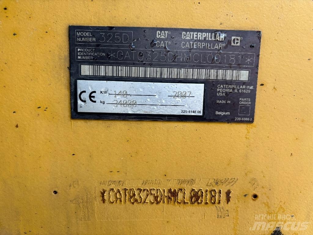 CAT 325 D LR Pásová rýpadla