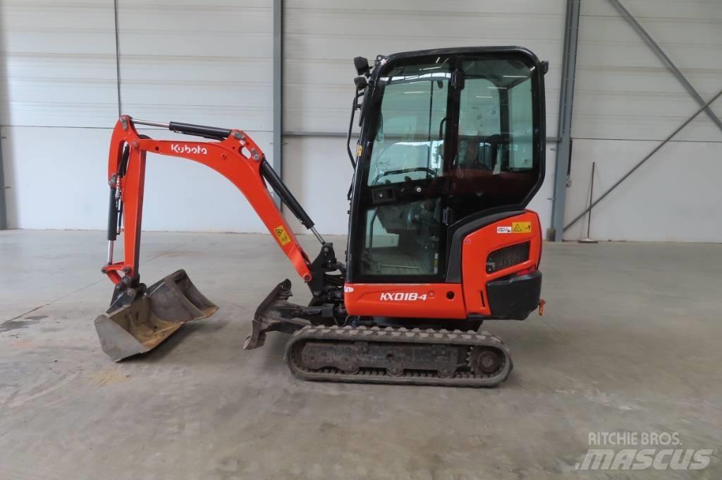 Kubota KX 018-4 Mini rýpadla < 7t