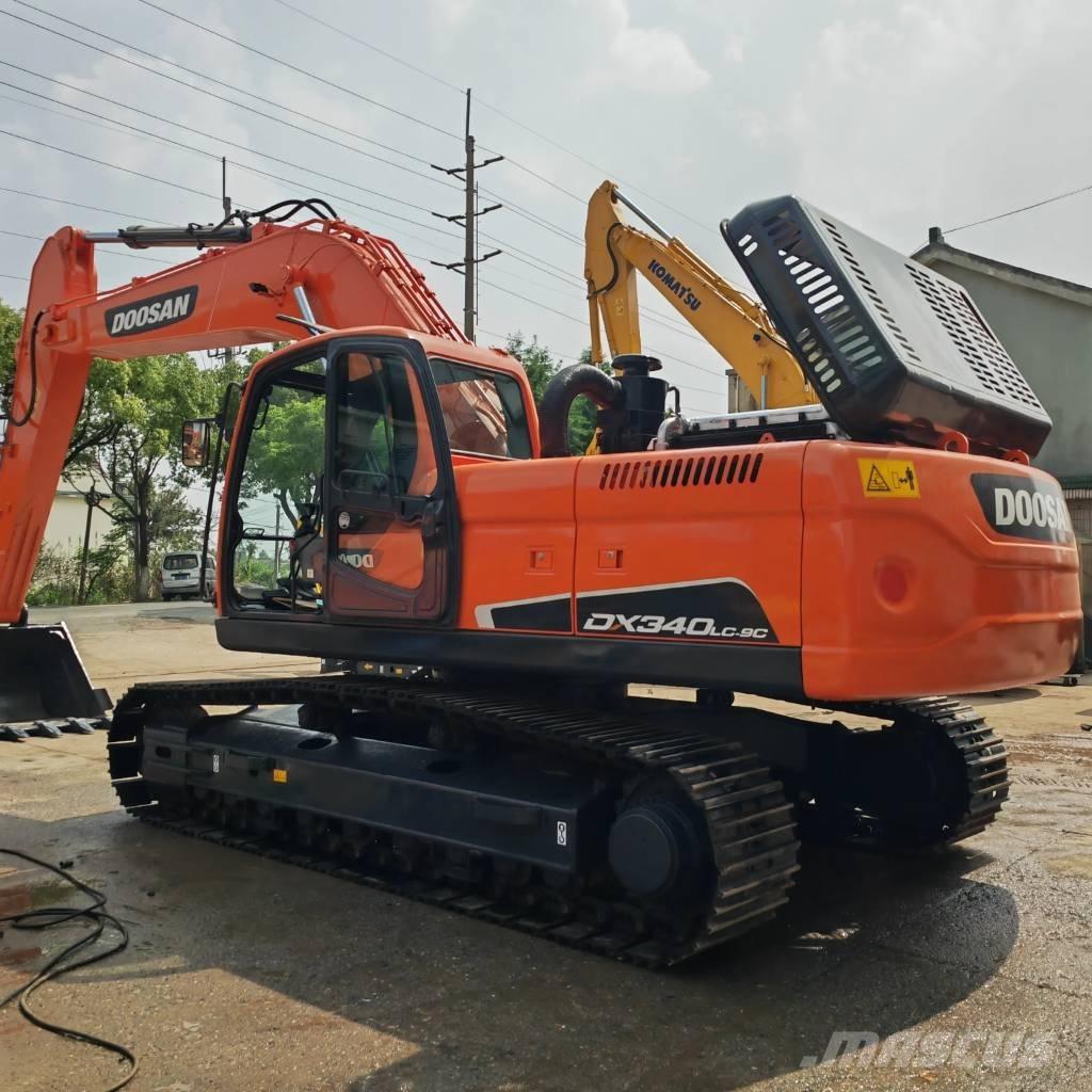 Doosan DX340LC-9C Pásová rýpadla