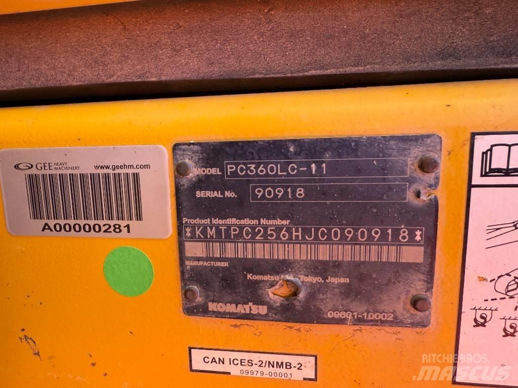 Komatsu PC360LC-11 Pásová rýpadla