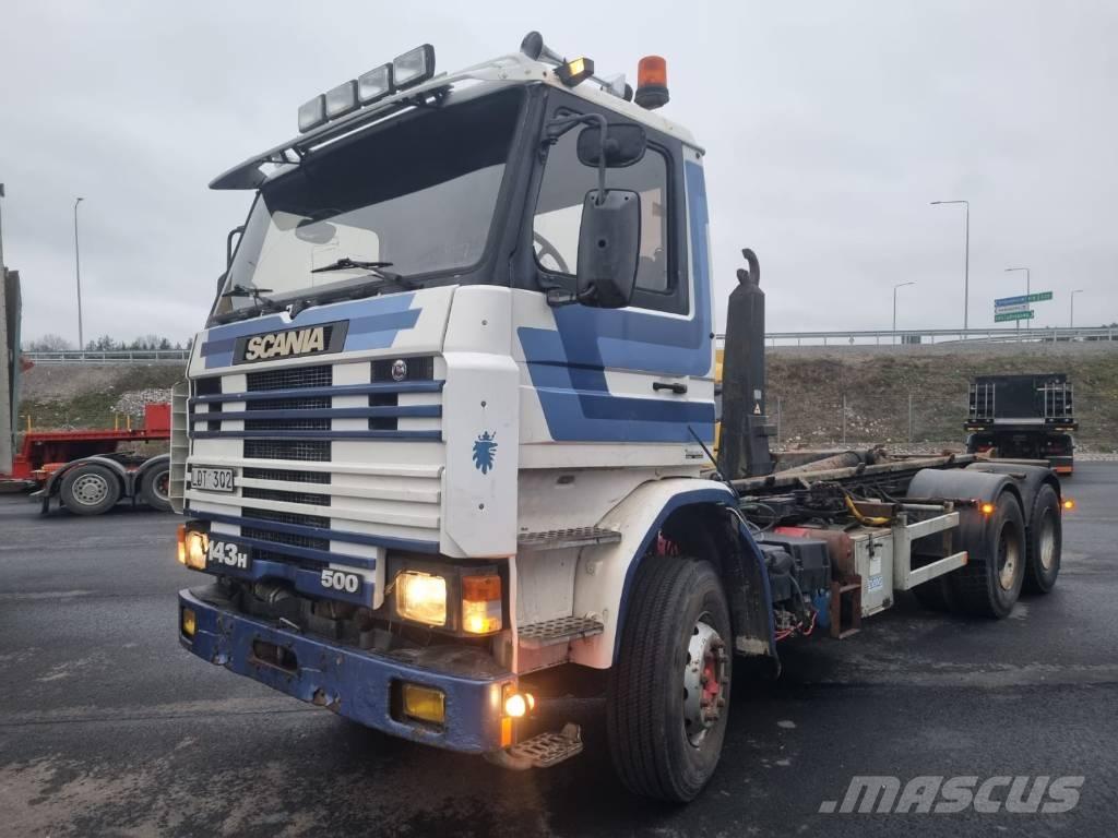 Scania R 143 HL Hákový nosič kontejnerů