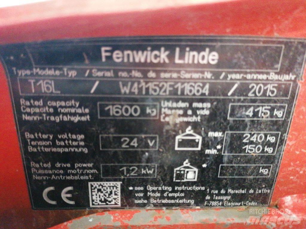 Linde T16L Ruční paletový vozík