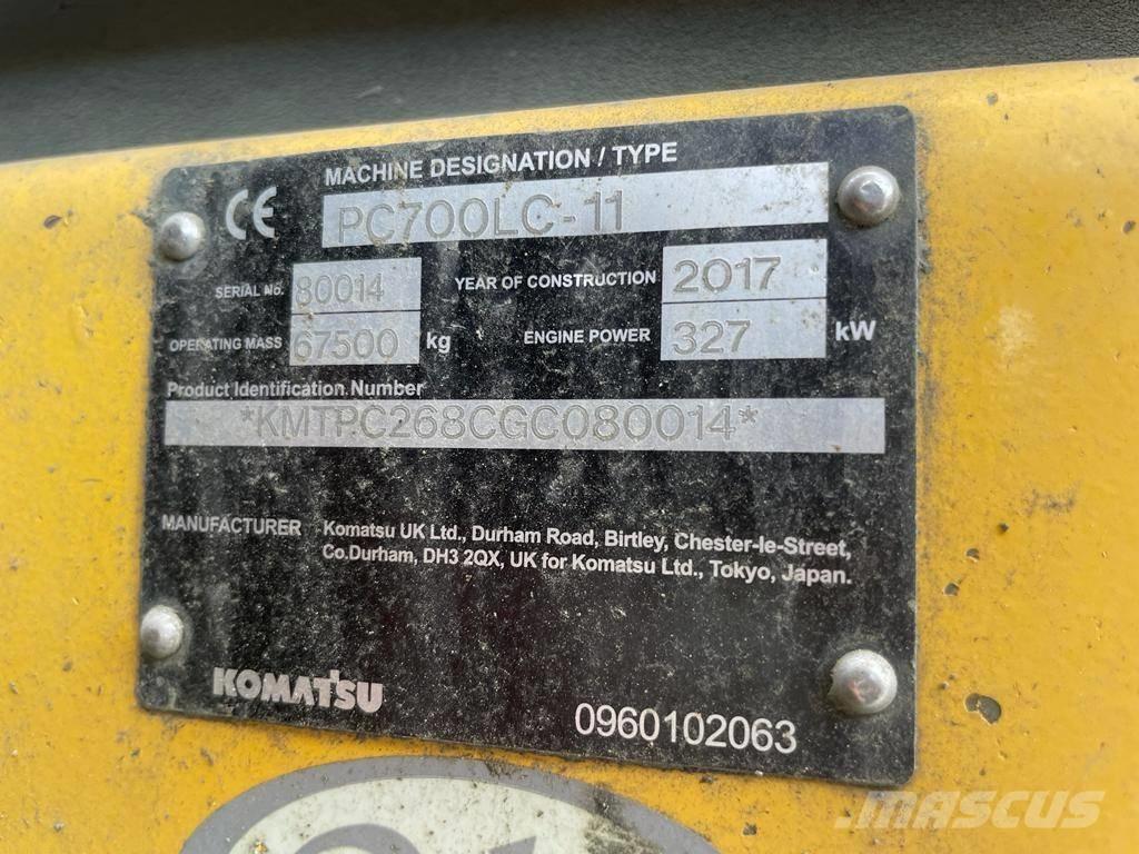 Komatsu PC700LC-11 Pásová rýpadla