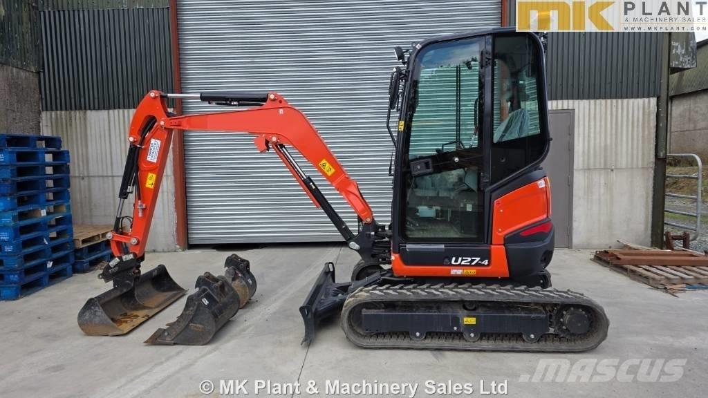 Kubota U 27-4 Mini rýpadla < 7t