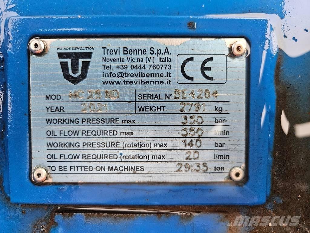 Trevibenne HC 25 ND Demoliční rýpadla