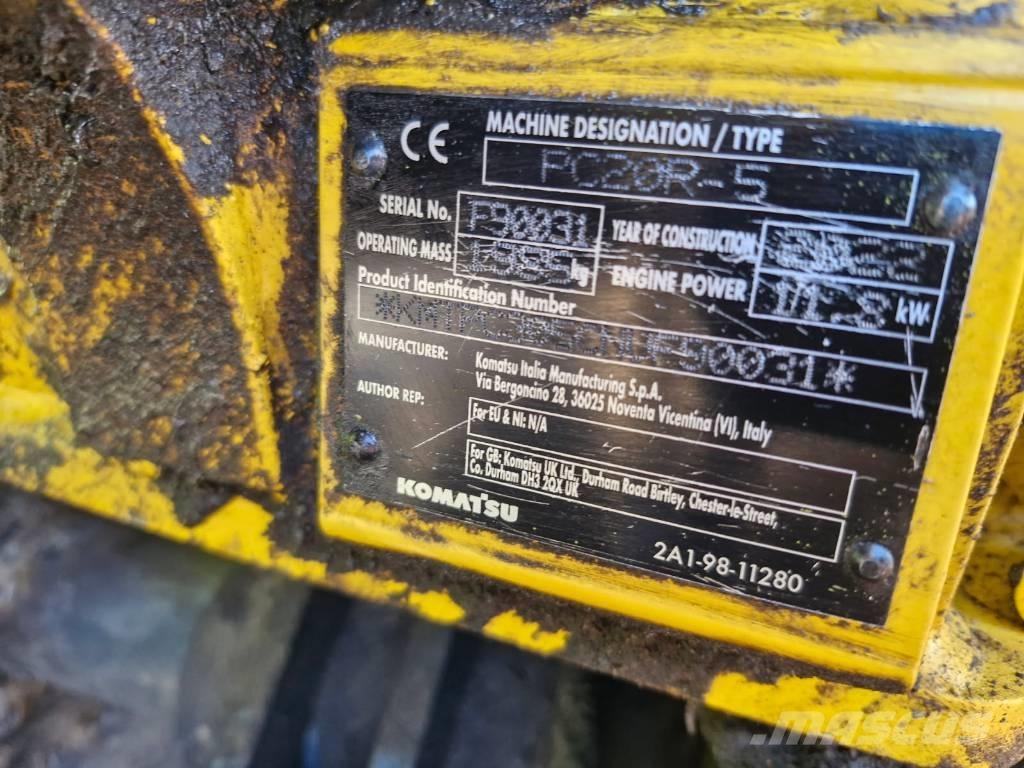Komatsu PC 20 R-5 Mini rýpadla < 7t