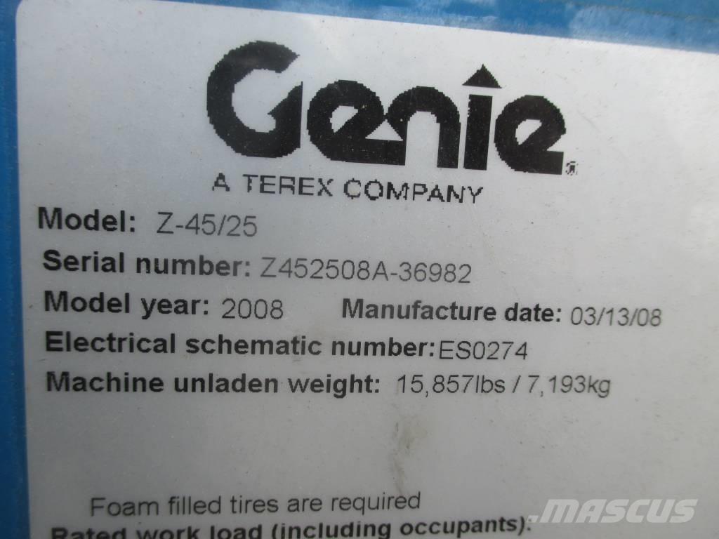 Genie Z 45/25 J DC Kloubové plošiny
