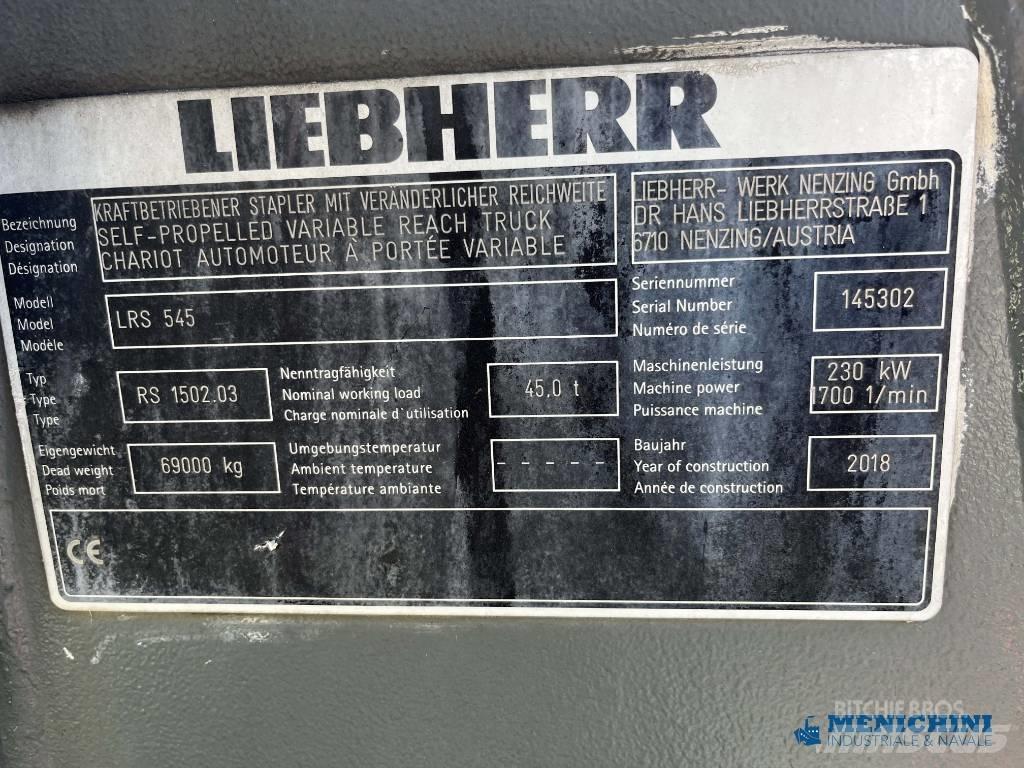 Liebherr LRS 545 Kontejnerové manipulátory